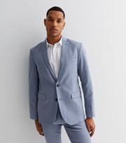 New Look Bright Blue Slim Fit Suit Jacket